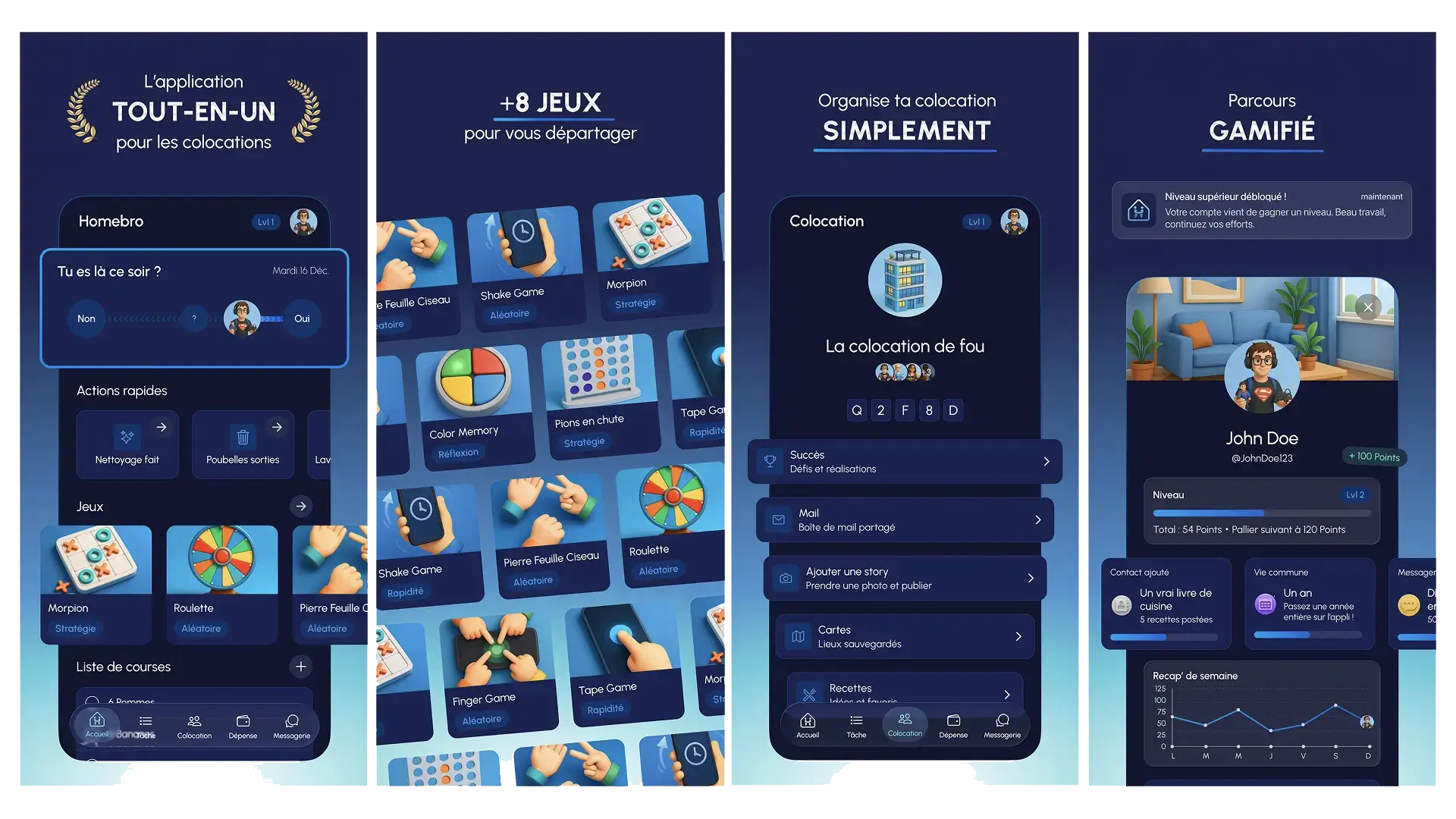 Homebro app gestion colocation iOS Android